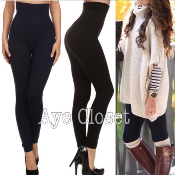 High waist compression leggings OS - Picture 2 of 2